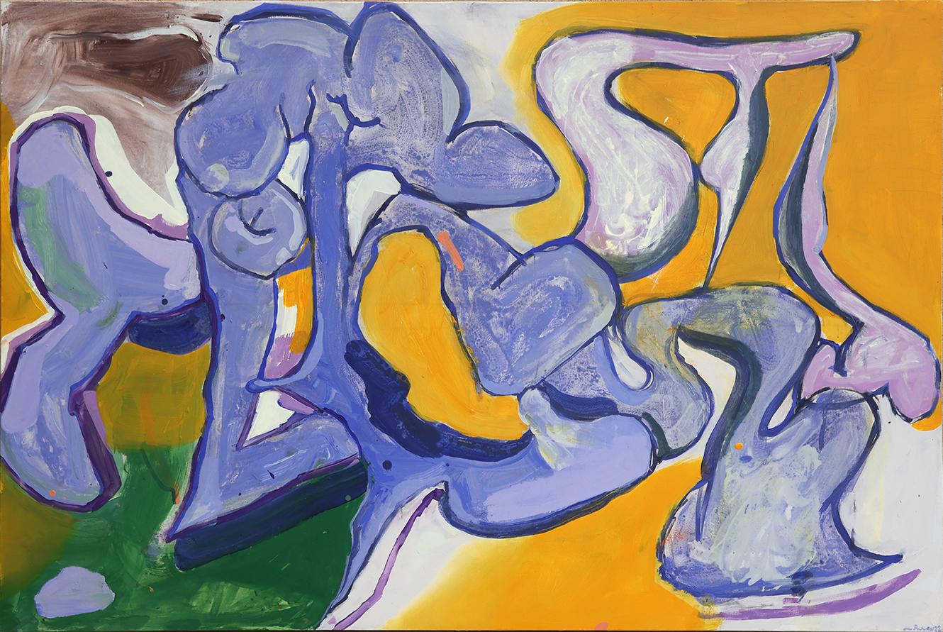Nature forms ll, 2022, Acrylic on canvas, 120x180cm